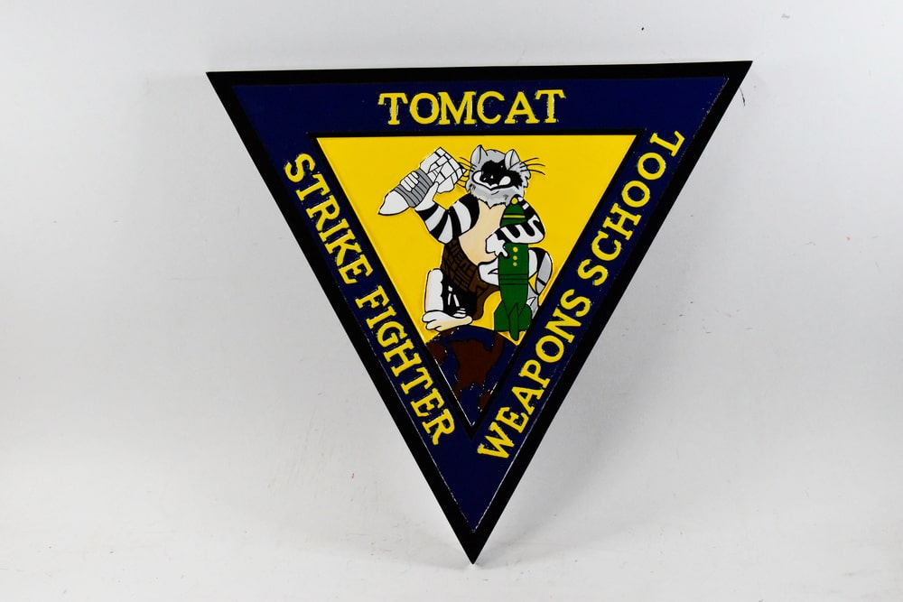 Tomcat Strike Fighter Weapons School Plaque