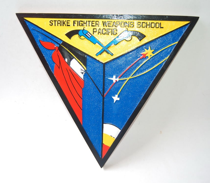 Strike Fighter Weapons School Pacific Plaque