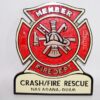 Fire Dept Shield - Crash/Fire Rescue Agana Guam Plaque