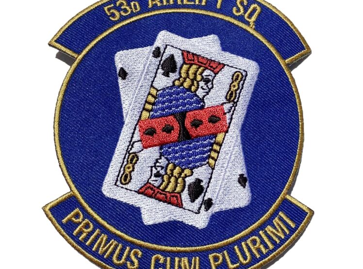 53d Airlift Squadron PRIMUS CUM PLURIMI Patch – Sew On
