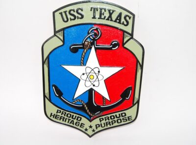 USS TEXAS CGN-39 Plaque