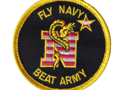 Fly Navy Beat Army Patch – Hook and Loop