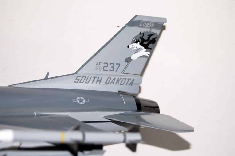 175th Fighter Squadron F-16 Fighting Falcon Model