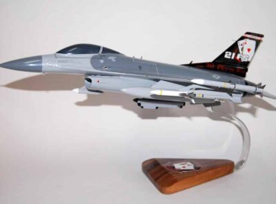 21st Fighter Squadron Gamblers F-16 Fighting Falcon Model