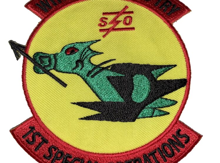 WITH THE GUTS TO TRY 1st Special Operations Squadron Patch – Sew On