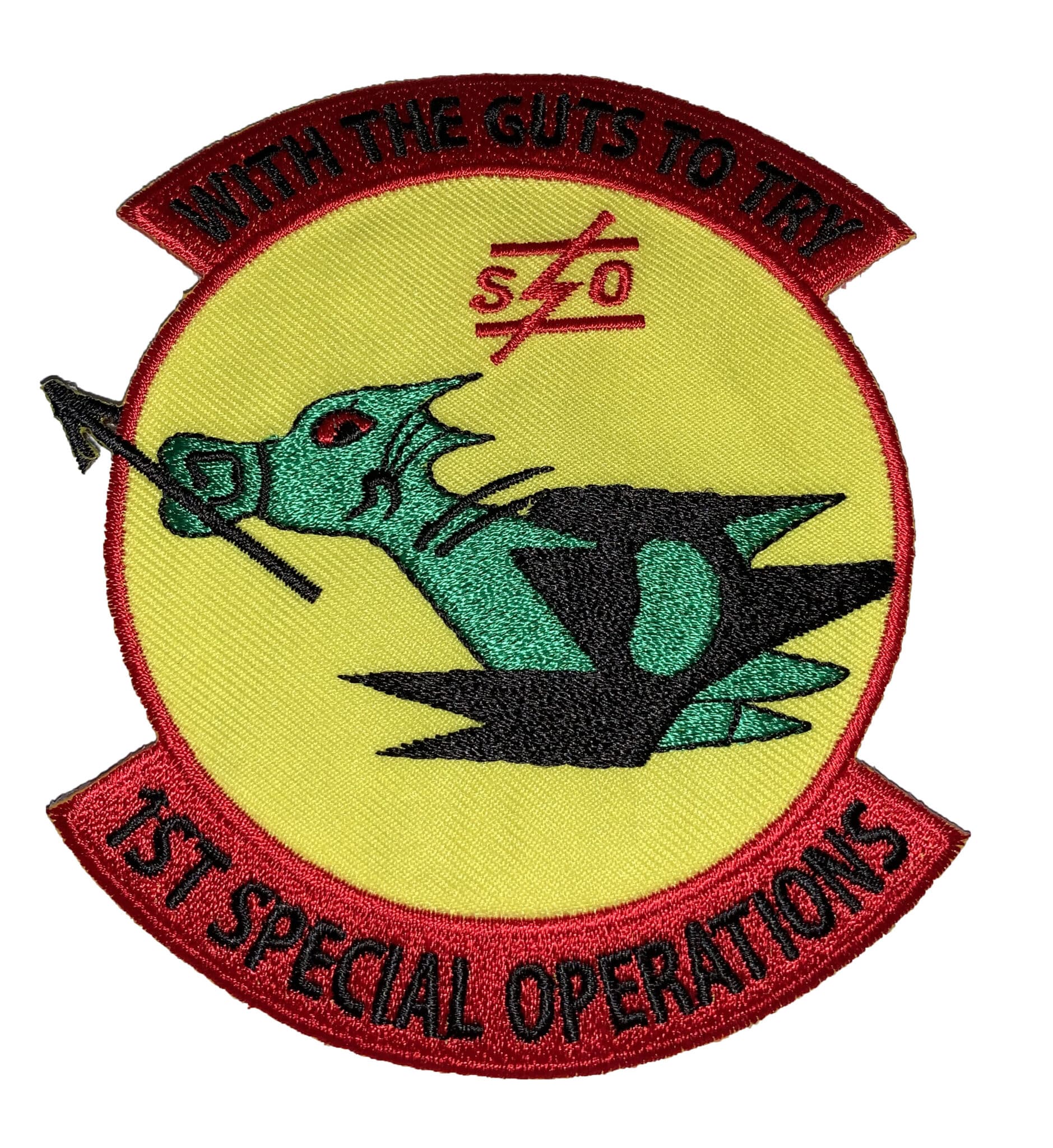 WITH THE GUTS TO TRY 1st Special Operations Squadron Patch – Sew On