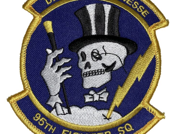 95th Fighter Squadron DEATH WITH FINESSE Patch – Sew On