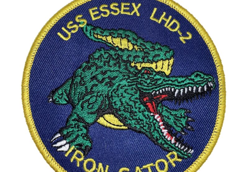 USS Essex Gator LHD-2 Patch – Sew On