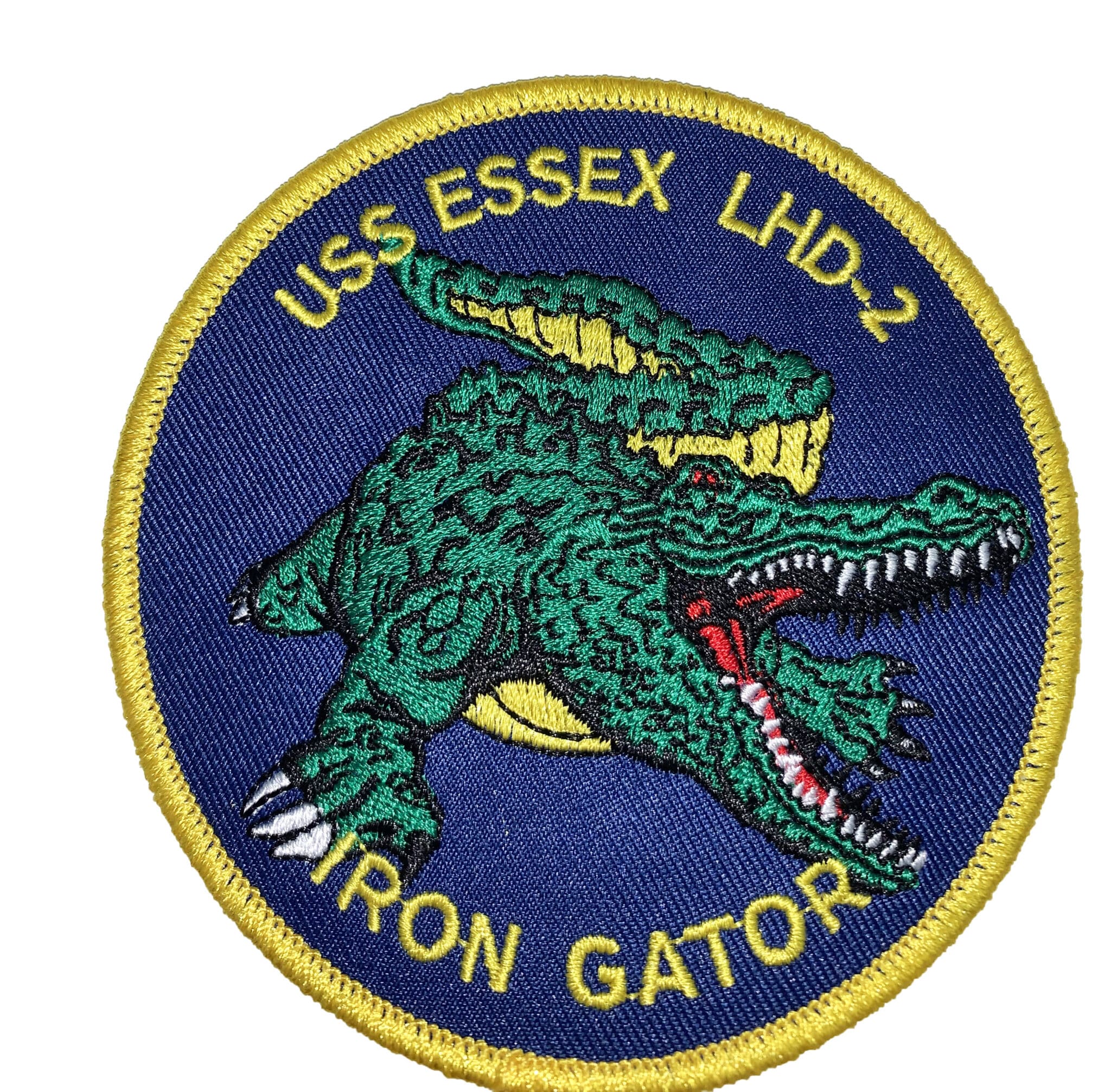 USS Essex Gator LHD-2 Patch – Sew On