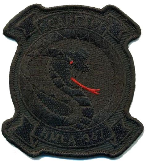 HMLA-367 Scarface Blackout Patch – Sew On