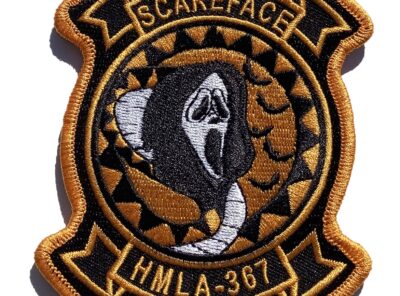 HMLA-367 Scarface Halloween Patch – Sew On