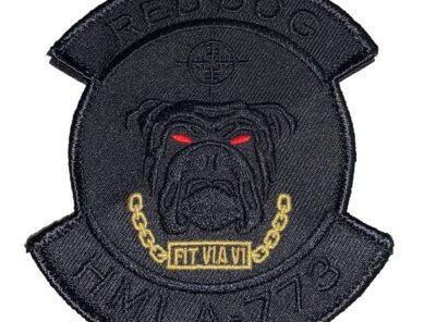 HMLA-773 Red Dog Blackout Patch – Sew on