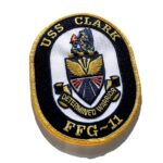 USS Clark FFG-11 Patch - Sew On