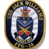 4 inch patch of the USS Jack Williams FFG-24