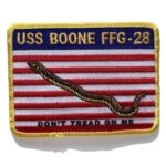 USS BOONE FFG-28 Patch – Sew On