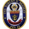USS ROBERT G. BRADLEY FFG-49 Patch – Sew On
