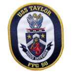 USS TAYLOR FFG-50 Patch – Sew On
