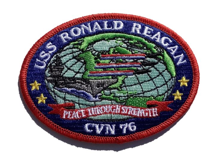 USS Ronald Regean CVN-76 Patch – Sew On