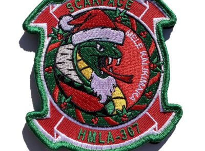 HMLA-367 Scarface Christmas Patch – Sew On