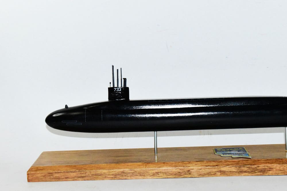 USS Nevada SSBN-733 Submarine Model (Black Hull)