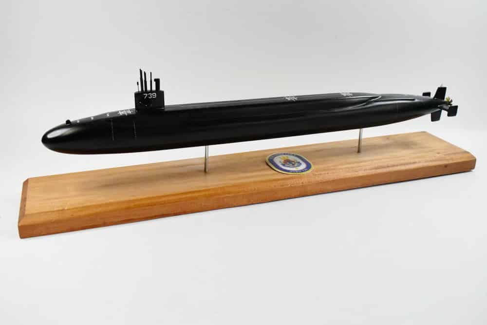 USS Nebraska Big Red SSBN-739 Submarine (Black Hull)