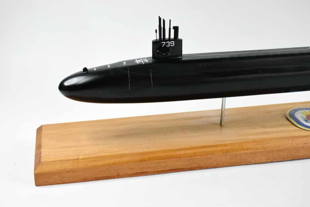 USS Nebraska Big Red SSBN-739 Submarine (Black Hull)