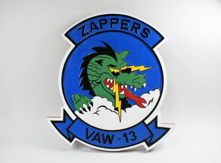 VAW-13 Zappers Plaque