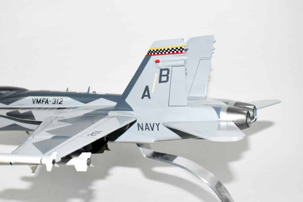 VMFA-312 Checkerboards “Fight’s On” 2005 F/A-18C Model