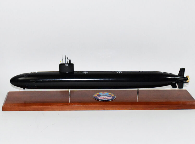 USS Tucson SSN-770 (Black Hull) Submarine Model
