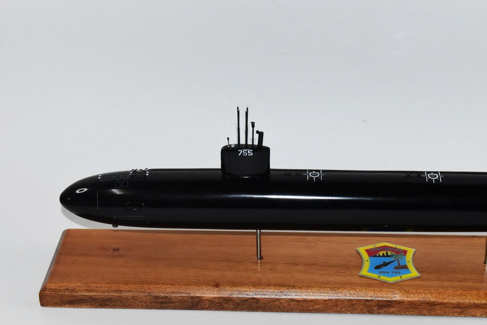 USS Miami SSN-755 (Black Hull) Submarine Model