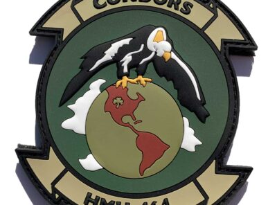 HMH-464 Condors Green PVC Patch –Hook and Loop