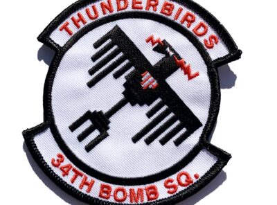 34th Bomb Squadron Thunderbirds Patch – Sew On