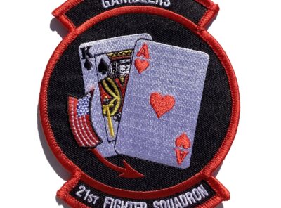 21st Fighter Squadron Gamblers Patch – Sew On