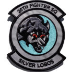 20th Fighter Squadron Silver Lobos Patch