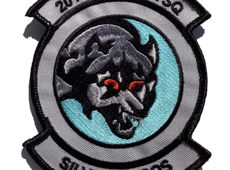 20th Fighter Squadron Silver Lobos Patch