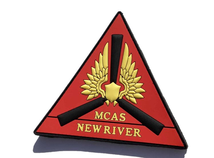MCAS New River PVC patch - Hook and Loop