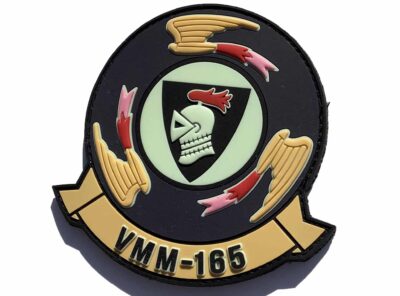 VMM-165 White Knights Throwback PVC Patch – Hook and Loop
