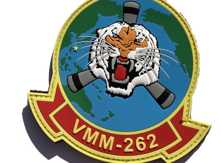 VMM-262 Flying Tigers Full Color PVC Squadron Patch – Hook and Loop