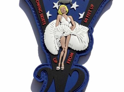 V-22 Marilyn Monroe PVC Patch – Hook and Loop