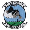 VS-31 Topcats Squadron Patch – Plastic Backing