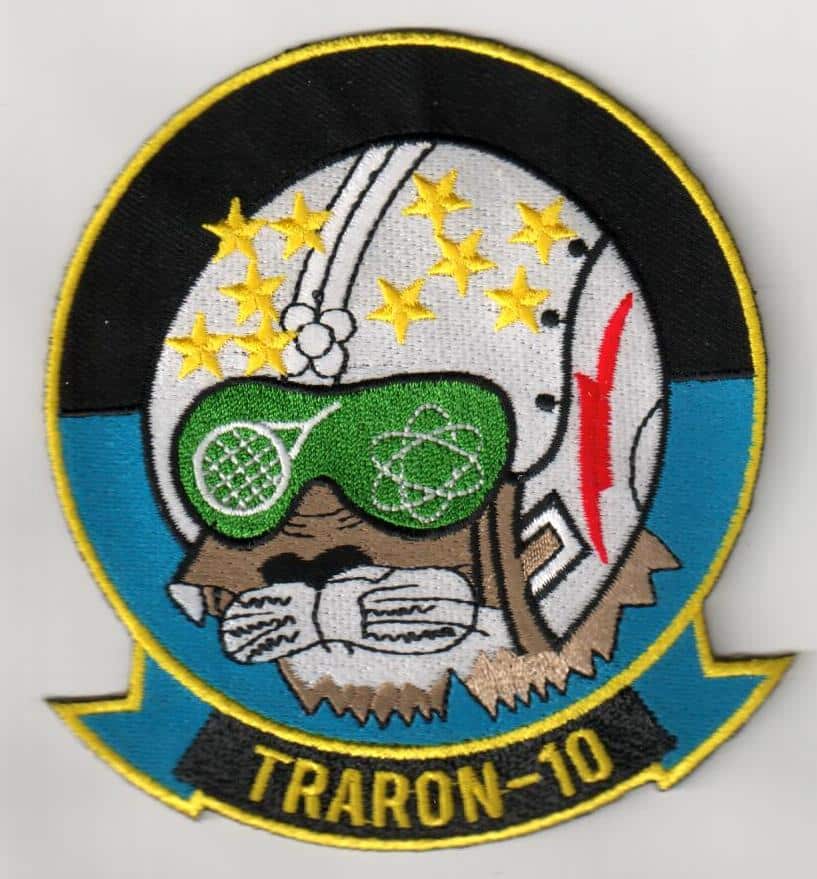 VT-10 TRARON 10 Squadron Patch – Plastic Backing