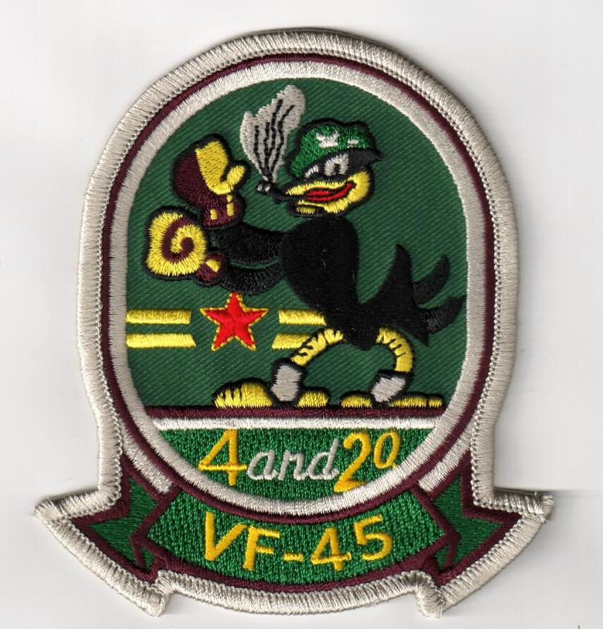 VF-45 4 AND 20 Patch – Plastic Backing