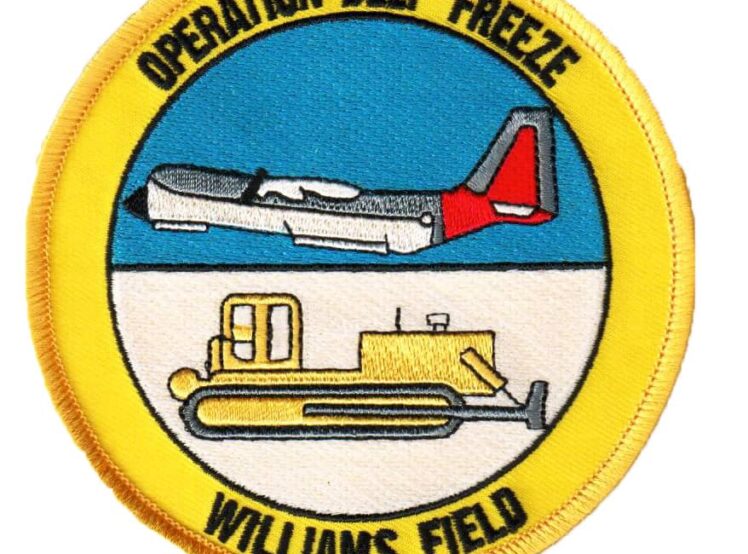 OPERATION DEEP FREEZE WILLIAMS FIELD Patch – Plastic Backing