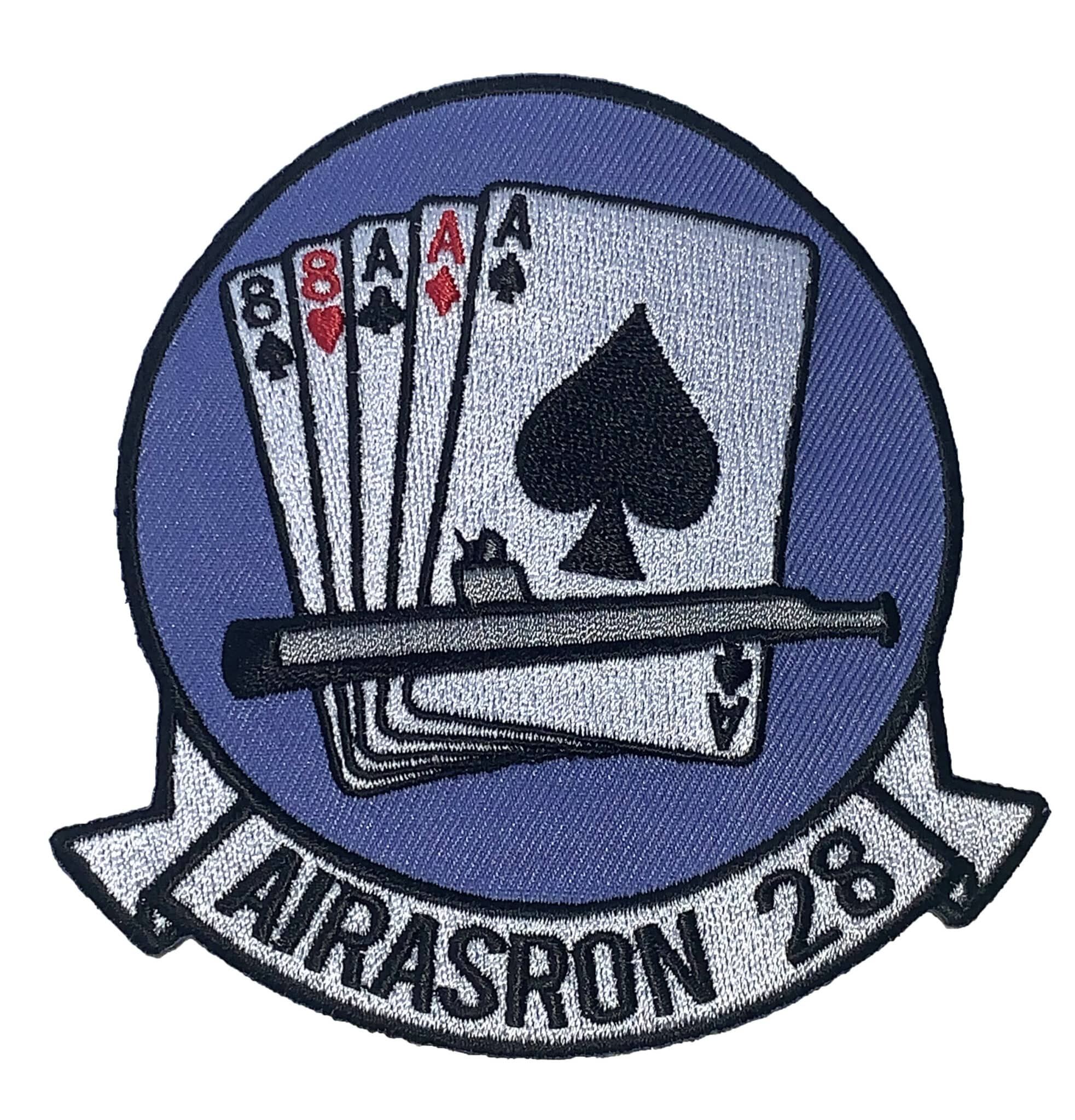 VS-28 Gamblers Squadron Patch – Plastic Backing - Squadron Nostalgia