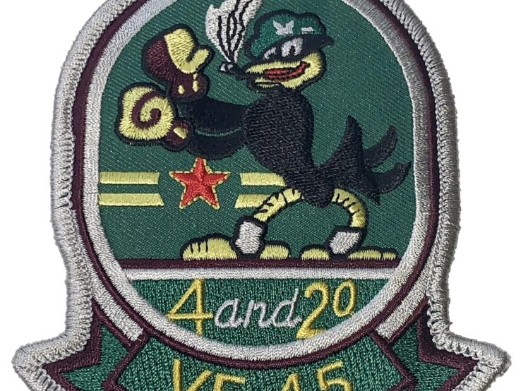 VF-45 4 AND 20 Patch – Plastic Backing