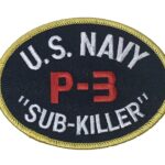 U.S. NAVY P-3 SUB-KILLER Patch – Plastic Backing