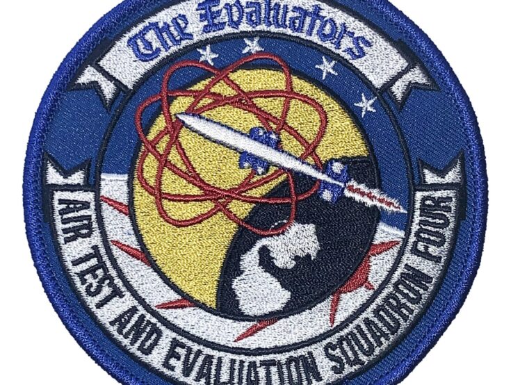 VX-4 AIR TEST AND EVALUATION SQUADRON FOUR Patch – Plastic Backing