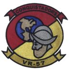 VR-57 CONQUISTADORS Squadron Patch – Plastic Backing