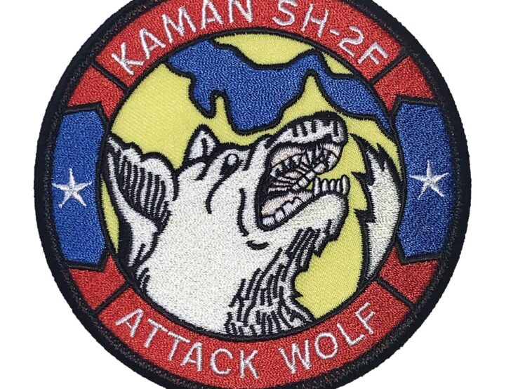 KAMAN SH-2F ATTACK WOLF Patch – Plastic Backing
