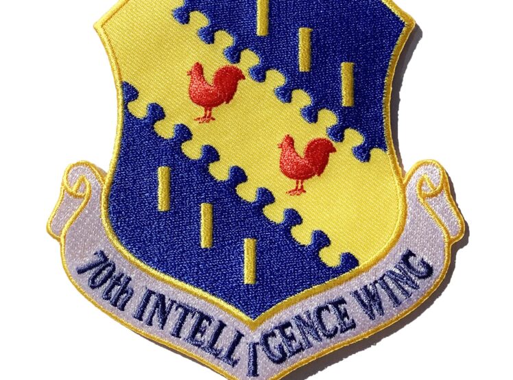 70th Intelligence Wing Patch – Plastic Backing
